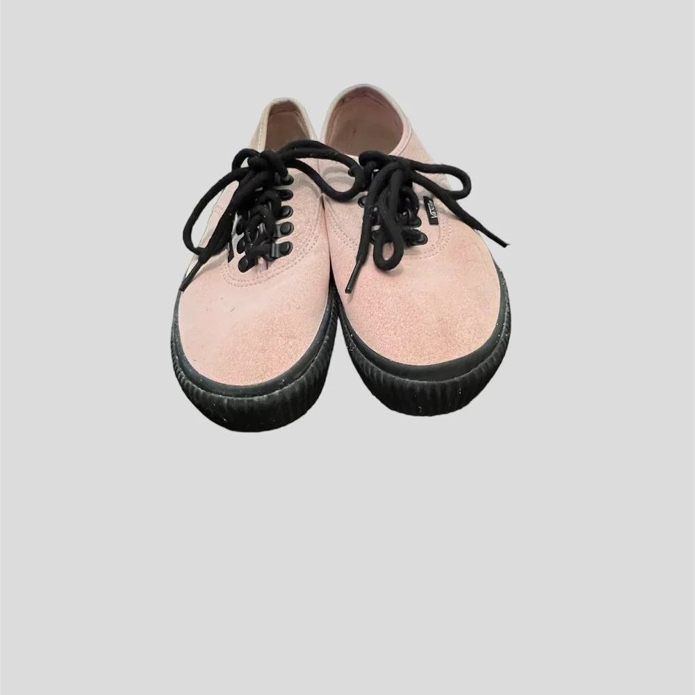 Vans chalk pink sneakers men 7.0 women 8.5 platform embossed